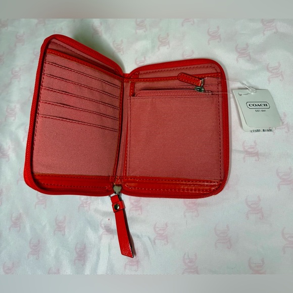 Coach Park Signature North/South Tote, style No. D1357-F23295 & Wallet both NWT - Picture 14 of 17